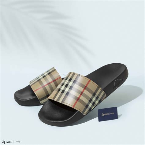 burberry replica slides|burberry check slides for women.